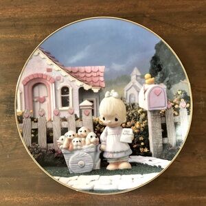 Vintage Hamilton Collection Precious Moments Collectable Plate
